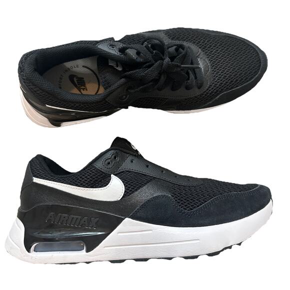 Nike Air Max SYSTM DM9537-001 Mens Black Gray White Running Sneakers Size 9 main image 7